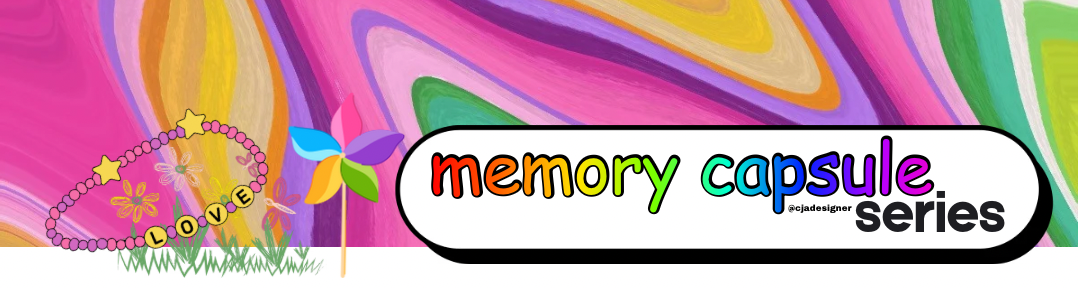 Memory Capsule | Series 1 Mystery Collector Bookmark artwork by CJade | y2k Nostalgia