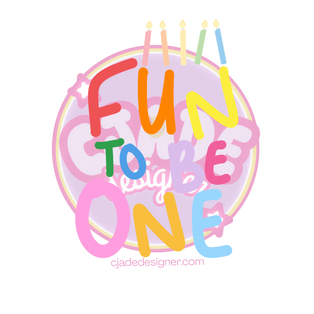 Fun to Be One Birthday SVG & PNG Digital Design