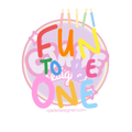 Fun to Be One Birthday SVG & PNG Digital Design
