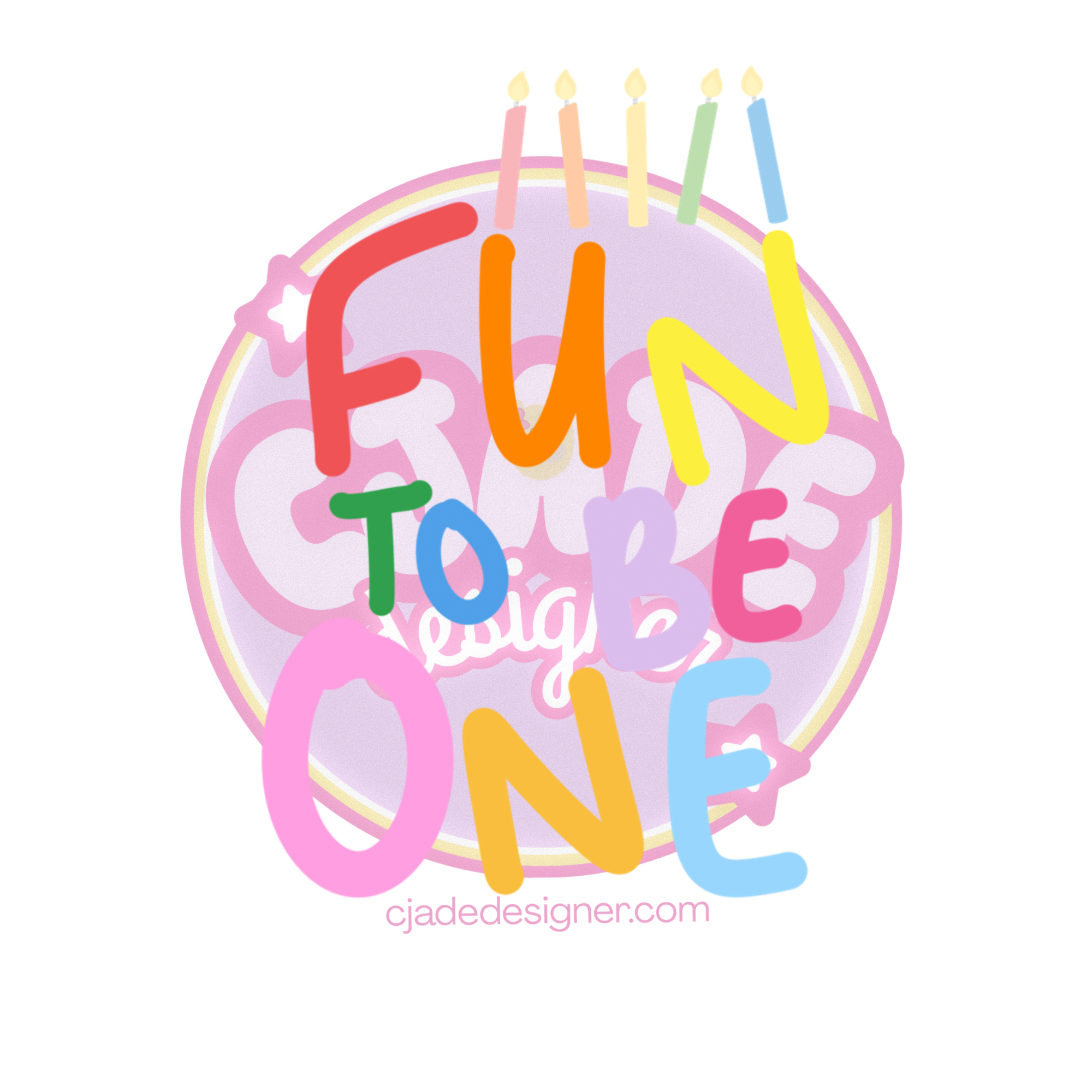 Fun to Be One Birthday SVG & PNG Digital Design