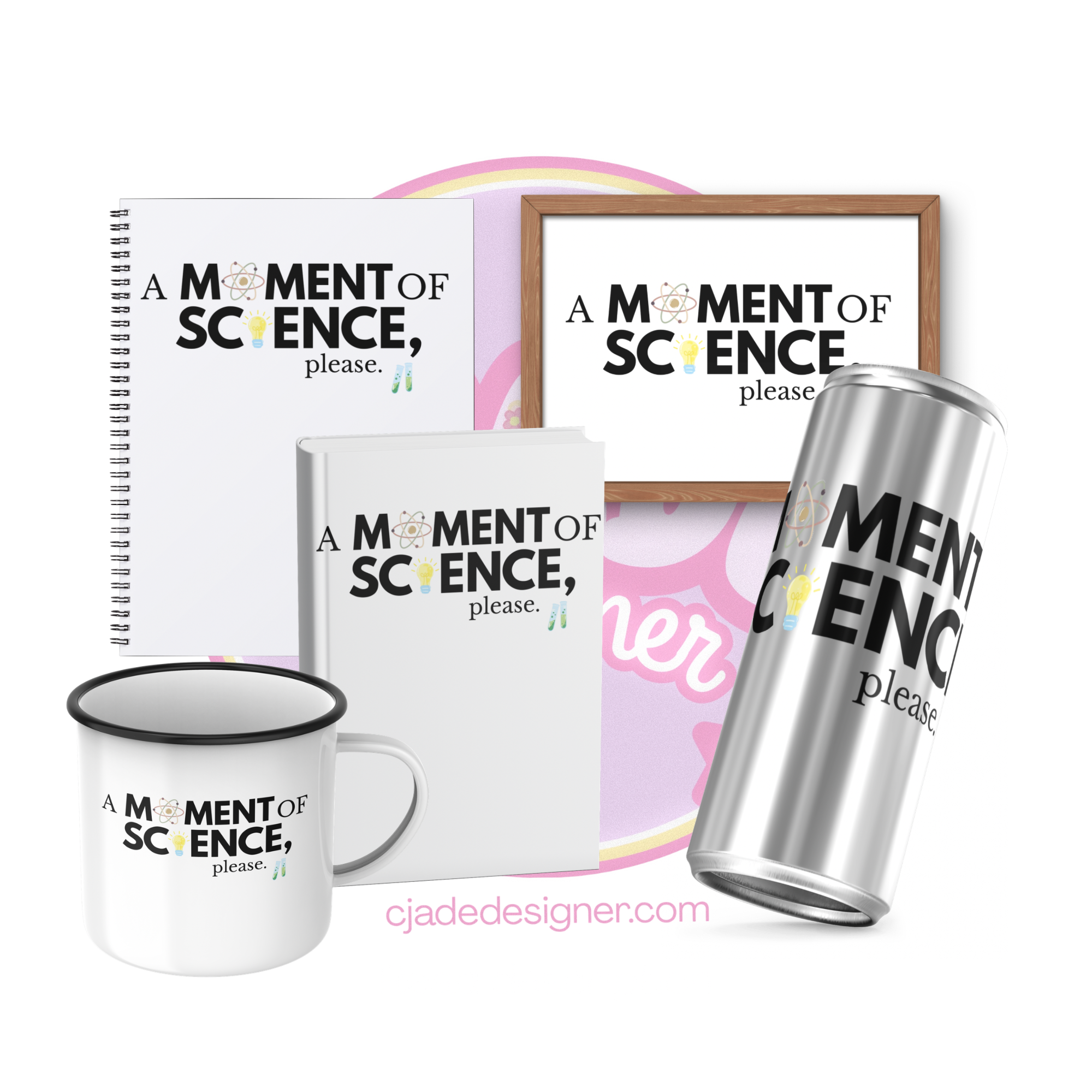 A Moment of Science Digital SVG & PNG Design File