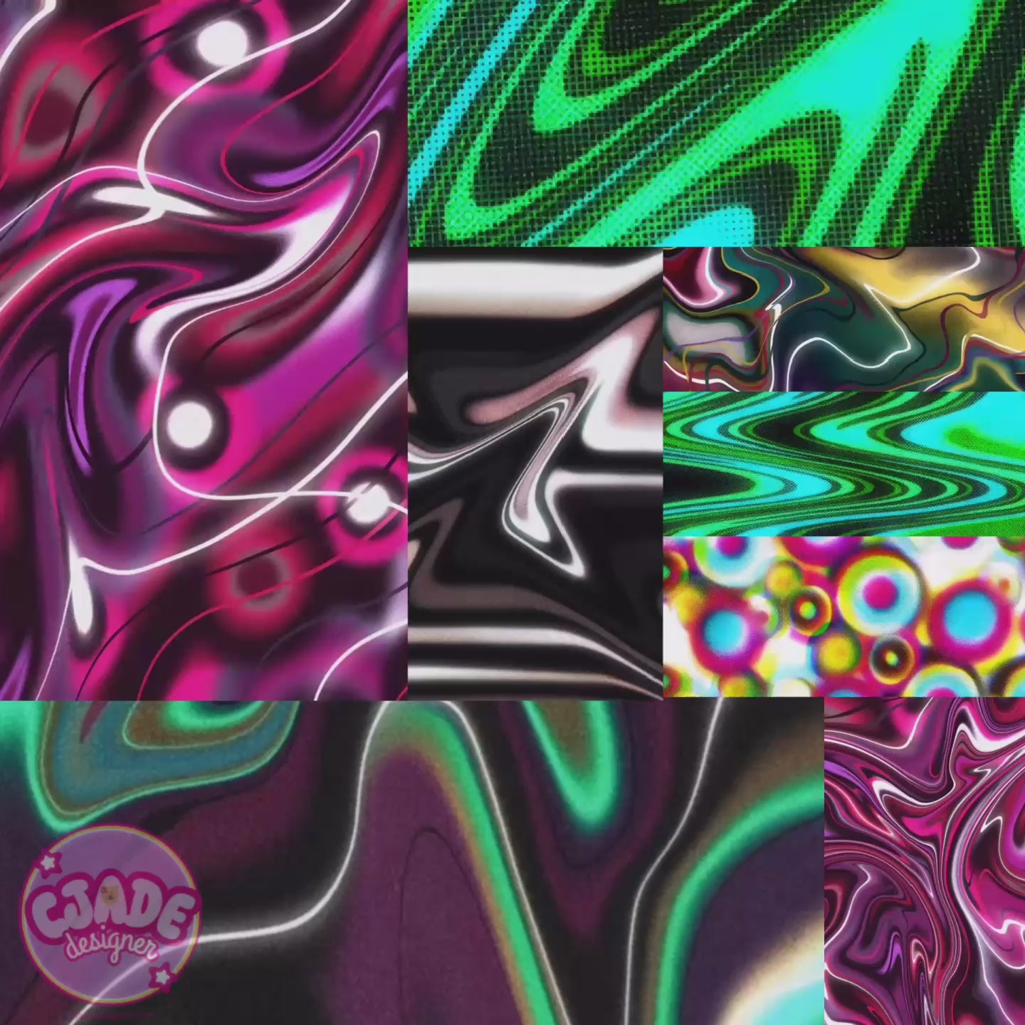 Assorted CJADE Animated Media Bundle | 15-File Commercial License